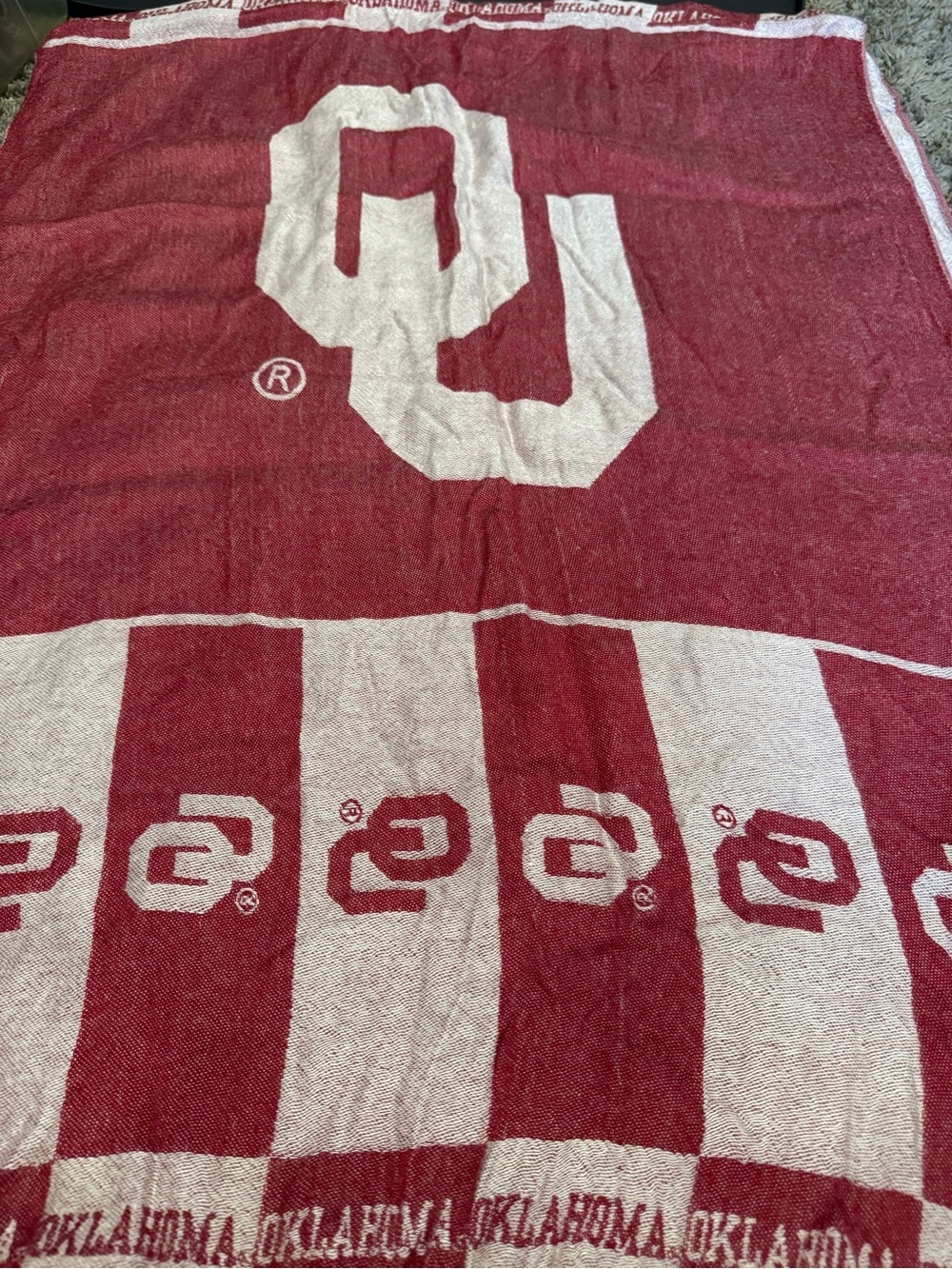 🏆 Sandol University of Oklahoma Sooners Fringe Scarf